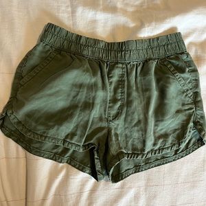 Green shorts